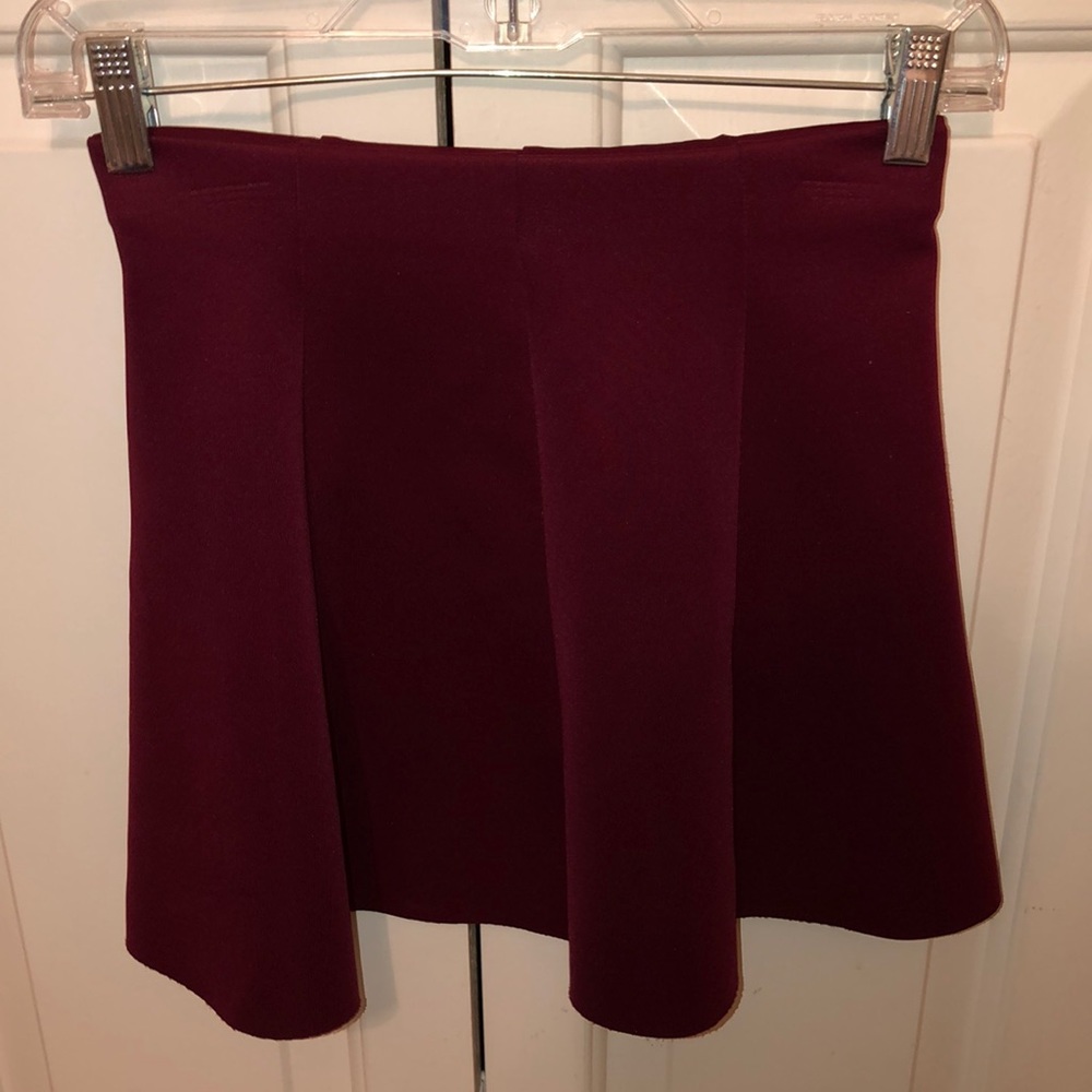 Polyester+spandex skirt